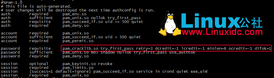 Linux 系统密码策略设置详解 Linux 系统密码策略设置详解