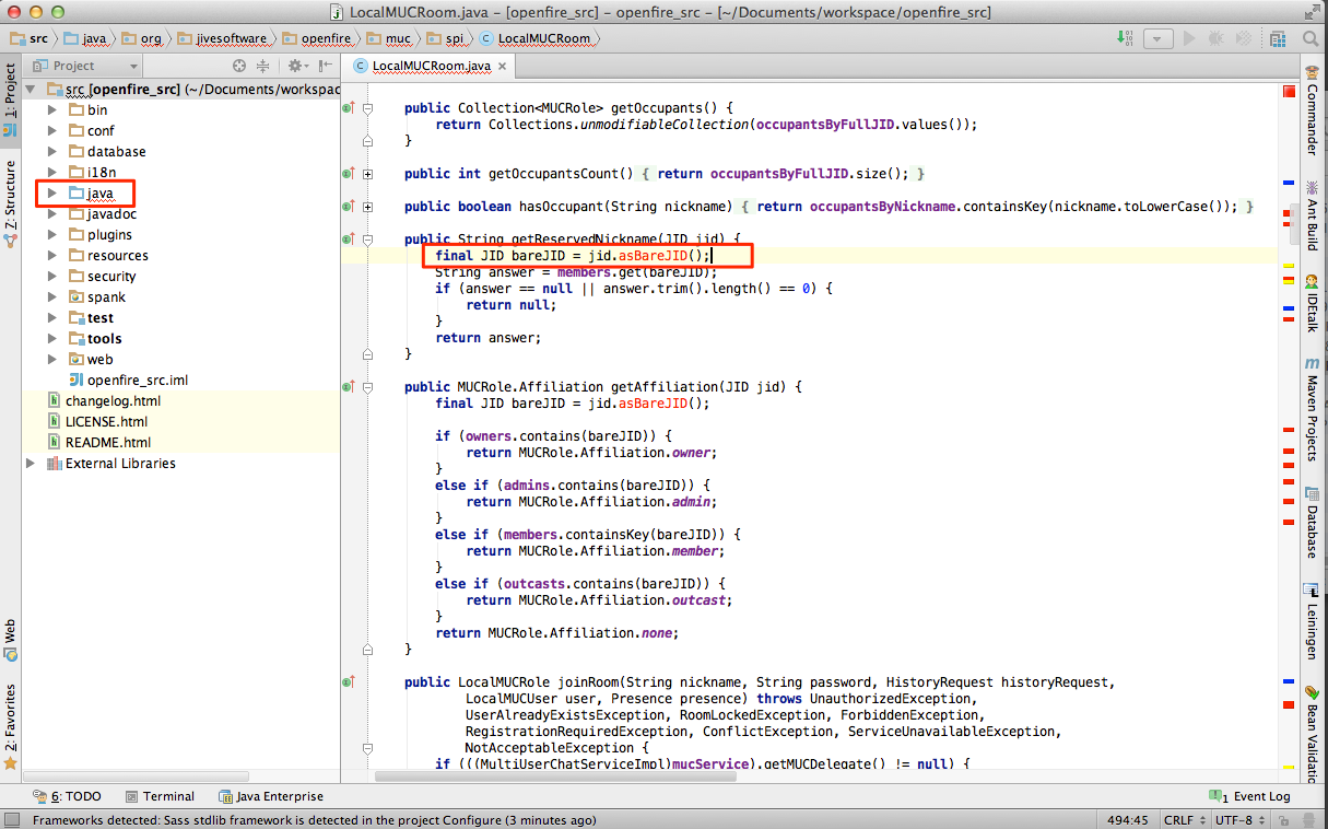 IntelliJ IDEA 13:导入 Openfire 源代码 IntelliJ IDEA 13:导入 Openfire 源代码