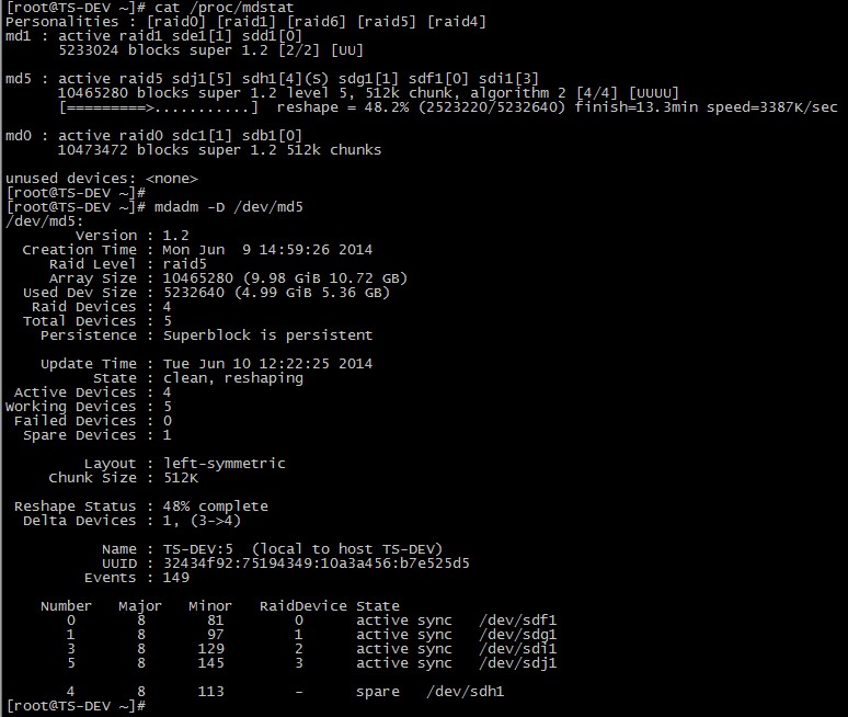 CentOS 6.3 下配置软 RAID(Software RAID) CentOS 6.3 下配置软 RAID(Software RAID)