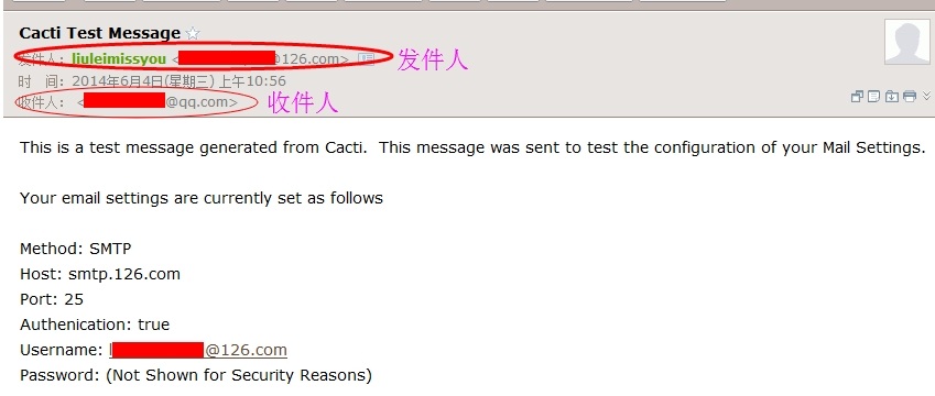 Cacti 报警邮件的设置 Cacti 报警邮件的设置