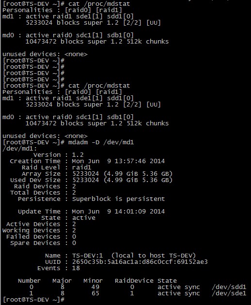 CentOS 6.3 下配置软 RAID(Software RAID) CentOS 6.3 下配置软 RAID(Software RAID)