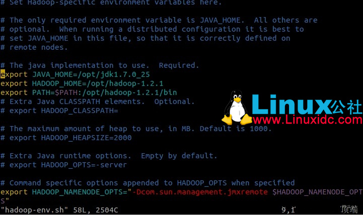 Ubuntu 下 Hadoop 1.2.1 配置安装