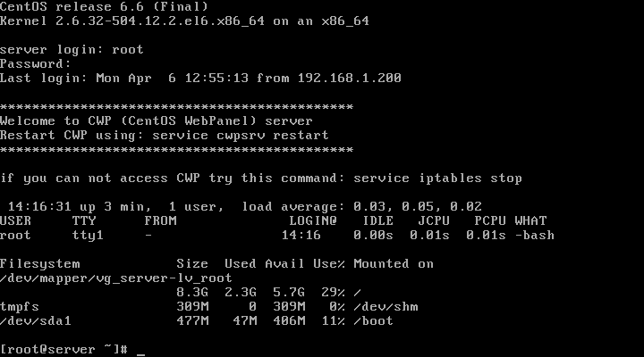 如何在 CentOS 上面安装“CentOS 网页面板”