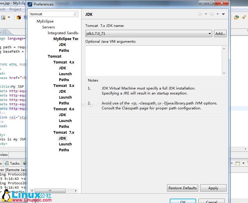 MyEclipse10 下配置 Tomcat7 MyEclipse10 下配置 Tomcat7