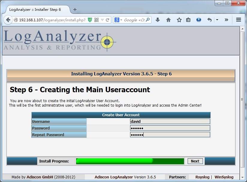 CentOS 6.5 下利用 Rsyslog+LogAnalyzer+MySQL 部署日志服务器 CentOS 6.5 下利用 Rsyslog+LogAnalyzer+MySQL 部署日志服务器