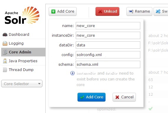 为 Solr4.6 添加新的核 为 Solr4.6 添加新的核