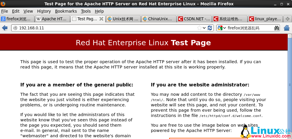 Linux 入门教程：Apache 服务配置 