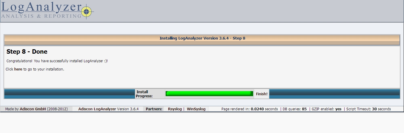 RPM 方式搭建的 LAMP+rsyslog+loganalyzer 以实现集中式日志管理系统