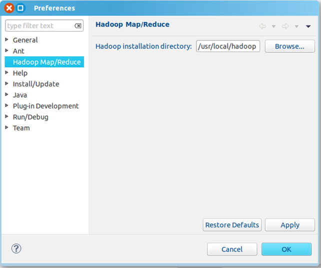 Eclipse 下搭建 Hadoop2.4.0 开发环境 Eclipse 下搭建 Hadoop2.4.0 开发环境