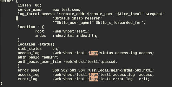 Nginx 日志文件格式及切割日志文件 Nginx 日志文件格式及切割日志文件
