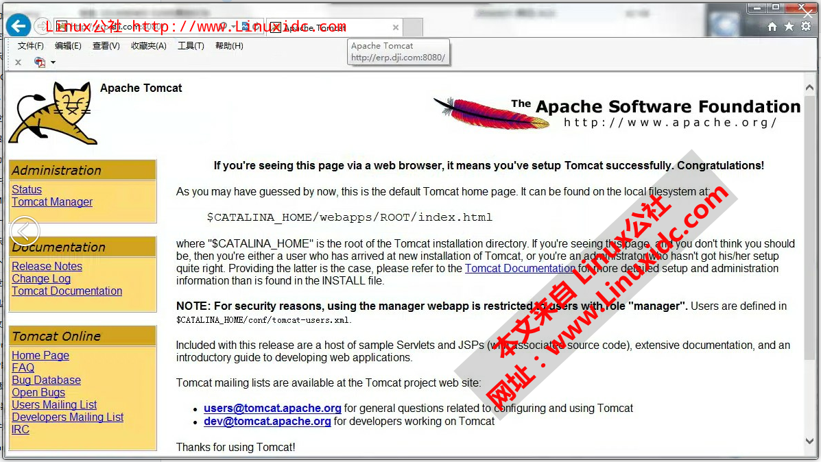 登录 Oracle EBS 系统遭遇 Tomcat 页面