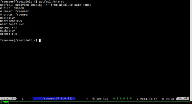 配置 Linux 的访问控制列表(ACL) 配置 Linux 的访问控制列表(ACL)