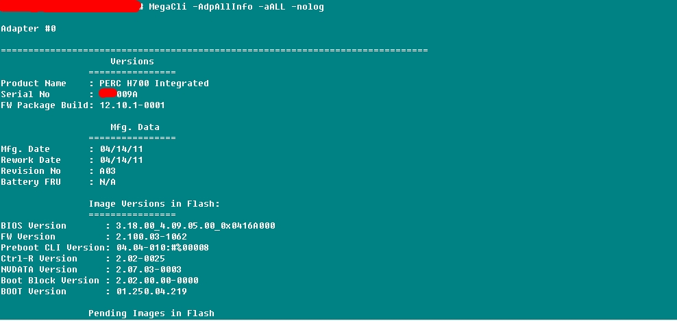 Dell PERC H710P 导入 RAID 卡阵列信息 Dell PERC H710P 导入 RAID 卡阵列信息