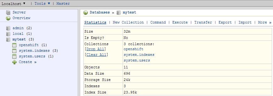 在 OpenShift 上部署 MongoDB 和 Node.js 应用 在 OpenShift 上部署 MongoDB 和 Node.js 应用