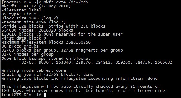 CentOS 6.3 下配置软 RAID(Software RAID) CentOS 6.3 下配置软 RAID(Software RAID)