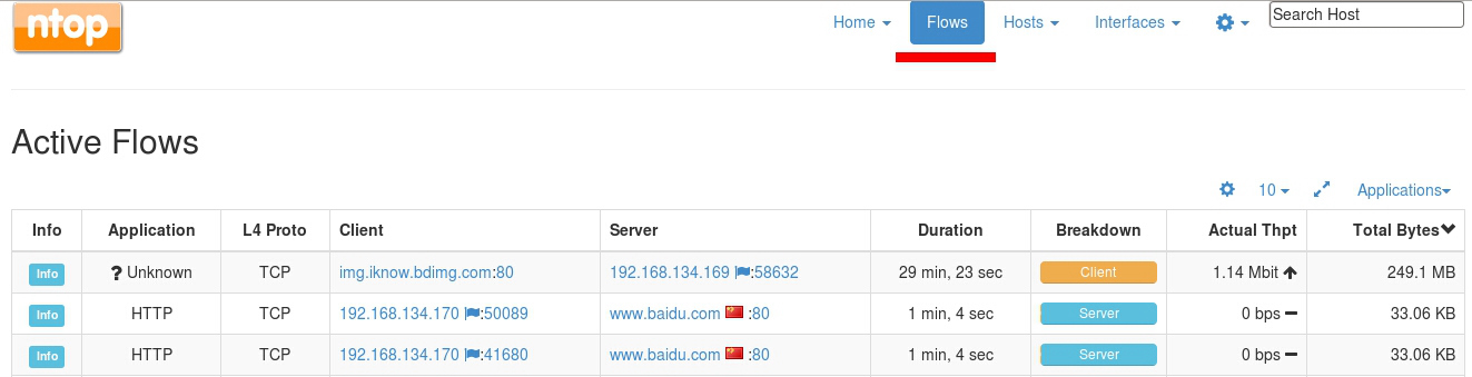 CentOS 下搭建 Ntopng 网络流量实时监控系统 CentOS 下搭建 Ntopng 网络流量实时监控系统