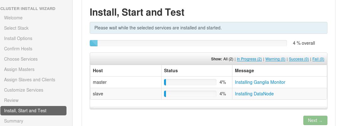 CentOS 6.5 下使用 Ambari 安装 Hadoop 集群 CentOS 6.5 下使用 Ambari 安装 Hadoop 集群