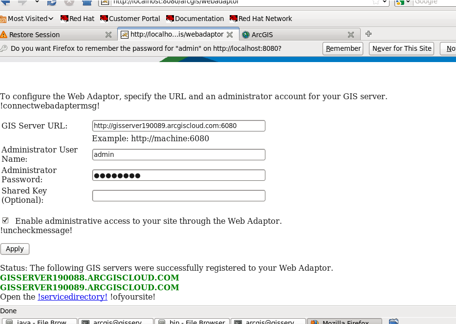 ArcGIS 10.1 for Server 集群 (RHEL) 安装配置 ArcGIS 10.1 for Server 集群 (RHEL) 安装配置
