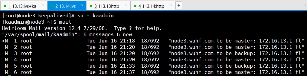 Keepalived 构建高可用 LVS 集群