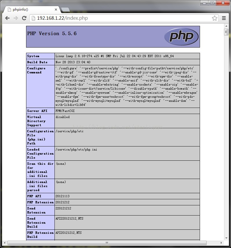CentOS5安装Nginx1.4+PHP5.5 FastCGI-星哥说事