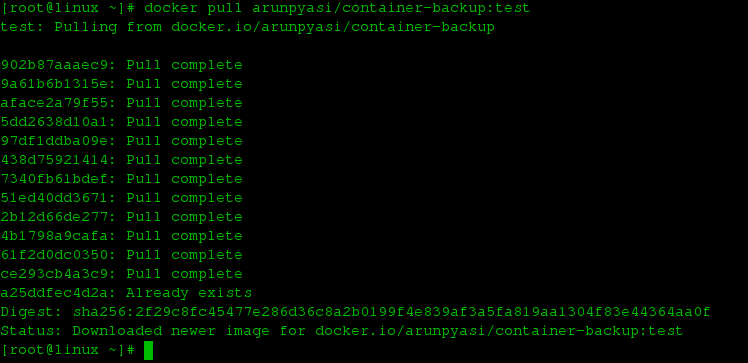 Docker 中容器的备份、恢复和迁移 Docker 中容器的备份、恢复和迁移