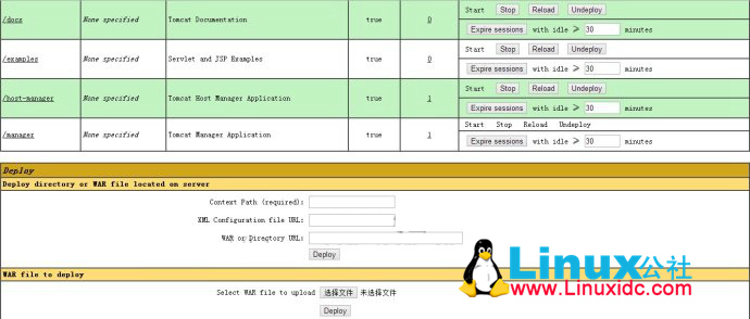 Tomcat-8 Manager 动态部署