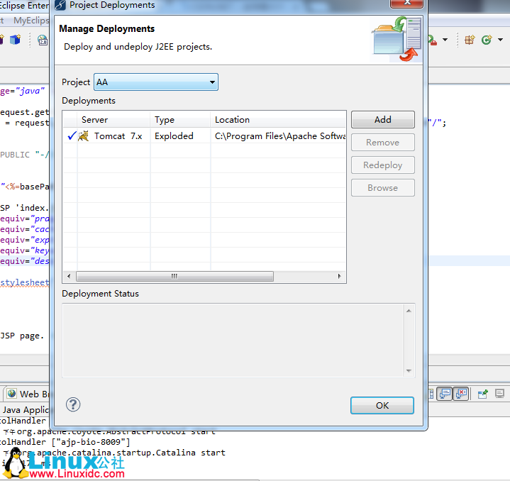 MyEclipse10 下配置 Tomcat7 MyEclipse10 下配置 Tomcat7