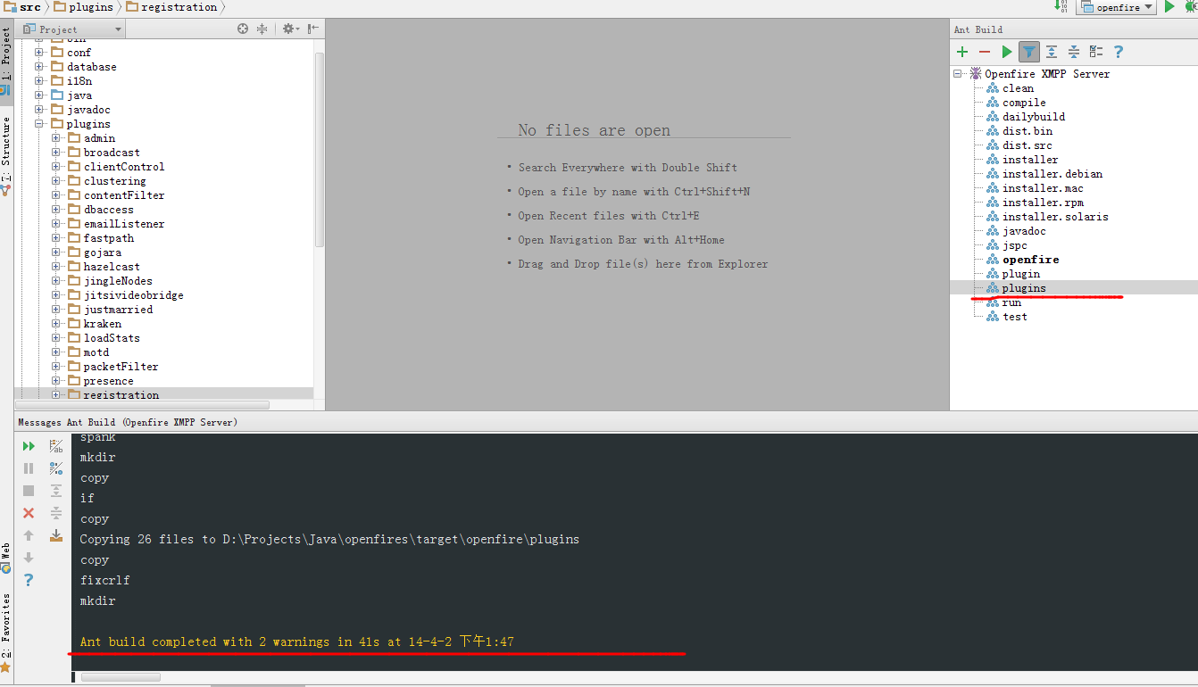 IntelliJ IDEA 13.0.2 部署 Openfire 服务端 IntelliJ IDEA 13.0.2 部署 Openfire 服务端