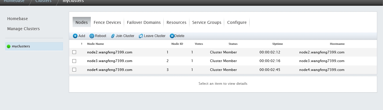 基于 RHCS 的 conode 对 WEB 做高可用集群 基于 RHCS 的 conode 对 WEB 做高可用集群