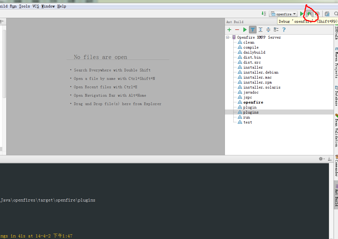 IntelliJ IDEA 13.0.2 部署 Openfire 服务端 IntelliJ IDEA 13.0.2 部署 Openfire 服务端