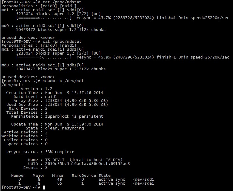 CentOS 6.3 下配置软 RAID(Software RAID) CentOS 6.3 下配置软 RAID(Software RAID)