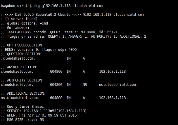 Ubuntu 14.04.2 LTS 配置 DNS Server Ubuntu 14.04.2 LTS 配置 DNS Server