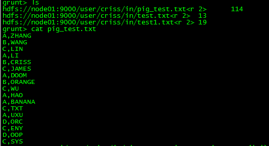 Pig 的安装与测试