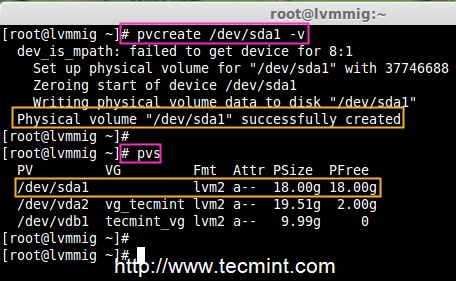 迁移 LVM 分区到新的逻辑卷 / 驱动器(第六部分) 迁移 LVM 分区到新的逻辑卷 / 驱动器(第六部分)