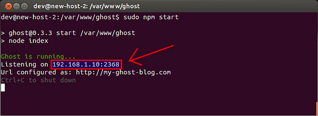 如何在 Linux 平台上安装 Ghost 博客平台