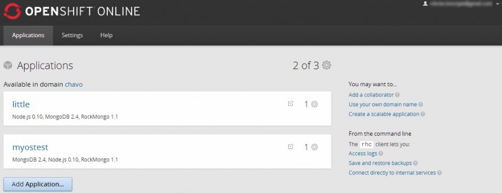 在 OpenShift 上部署 MongoDB 和 Node.js 应用 在 OpenShift 上部署 MongoDB 和 Node.js 应用