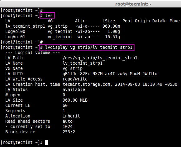 使用条块化 I / O 管理多个 LVM 磁盘(第五部分) 使用条块化 I / O 管理多个 LVM 磁盘(第五部分)