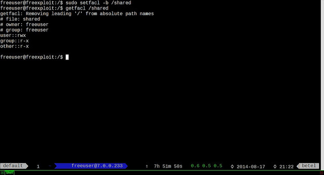 配置 Linux 的访问控制列表(ACL) 配置 Linux 的访问控制列表(ACL)