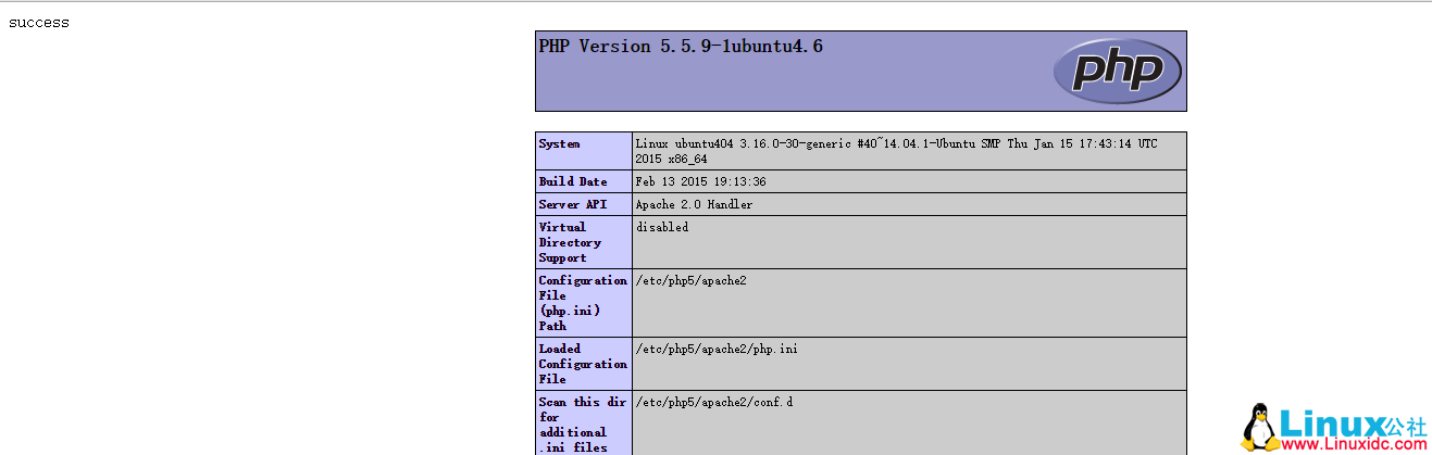 Ubuntu Server 14.04 安装 LAMP Ubuntu Server 14.04 安装 LAMP
