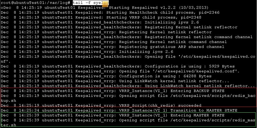 Redis+Keepalived 高可用方案详细分析 Redis+Keepalived 高可用方案详细分析