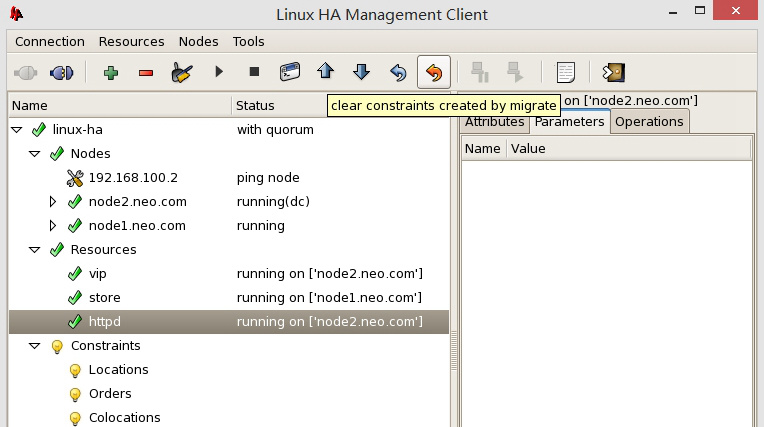 HeartBeat 基于 CRM 进行资源管理配置