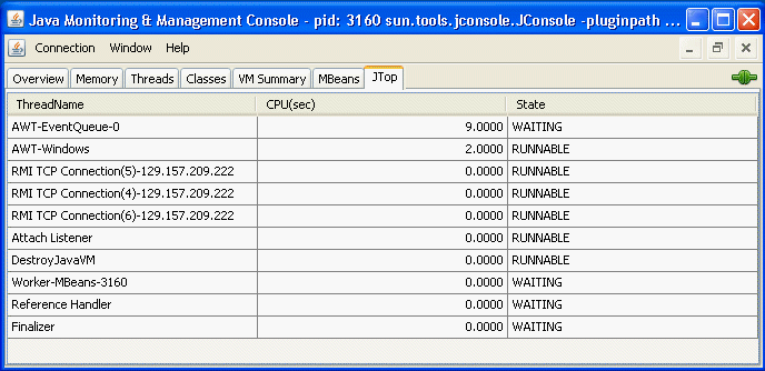 JConsole JDK1.6 使用手册 JConsole JDK1.6 使用手册