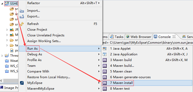 使用 Maven 搭建 Struts2+Spring3+Hibernate4 的整合开发环境 使用 Maven 搭建 Struts2+Spring3+Hibernate4 的整合开发环境