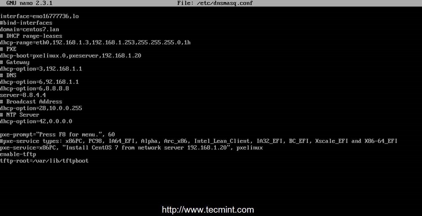 RHEL/CentOS 7 中配置 PXE 网络启动服务器 RHEL/CentOS 7 中配置 PXE 网络启动服务器