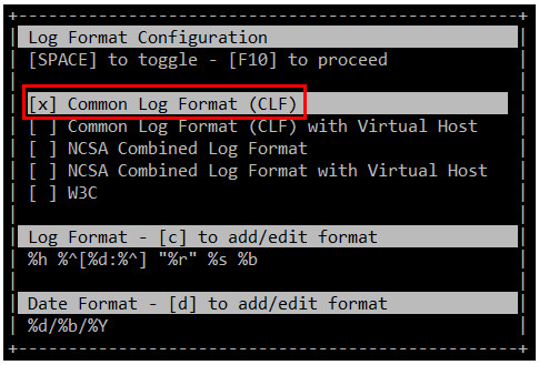 在 Linux 中以交互方式实时查看 Apache Web 访问统计