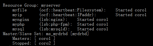 基于 Corosync+Pacemaker+DRBD+LNMP 实现 Web 服务器高可用集群 基于 Corosync+Pacemaker+DRBD+LNMP 实现 Web 服务器高可用集群