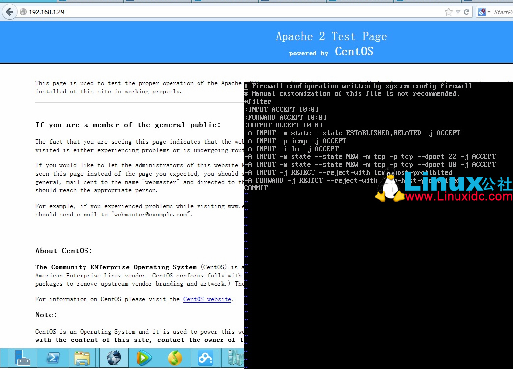 CentOS 6.5 安装 Apache 服务器后无法访问解决方法 CentOS 6.5 安装 Apache 服务器后无法访问解决方法