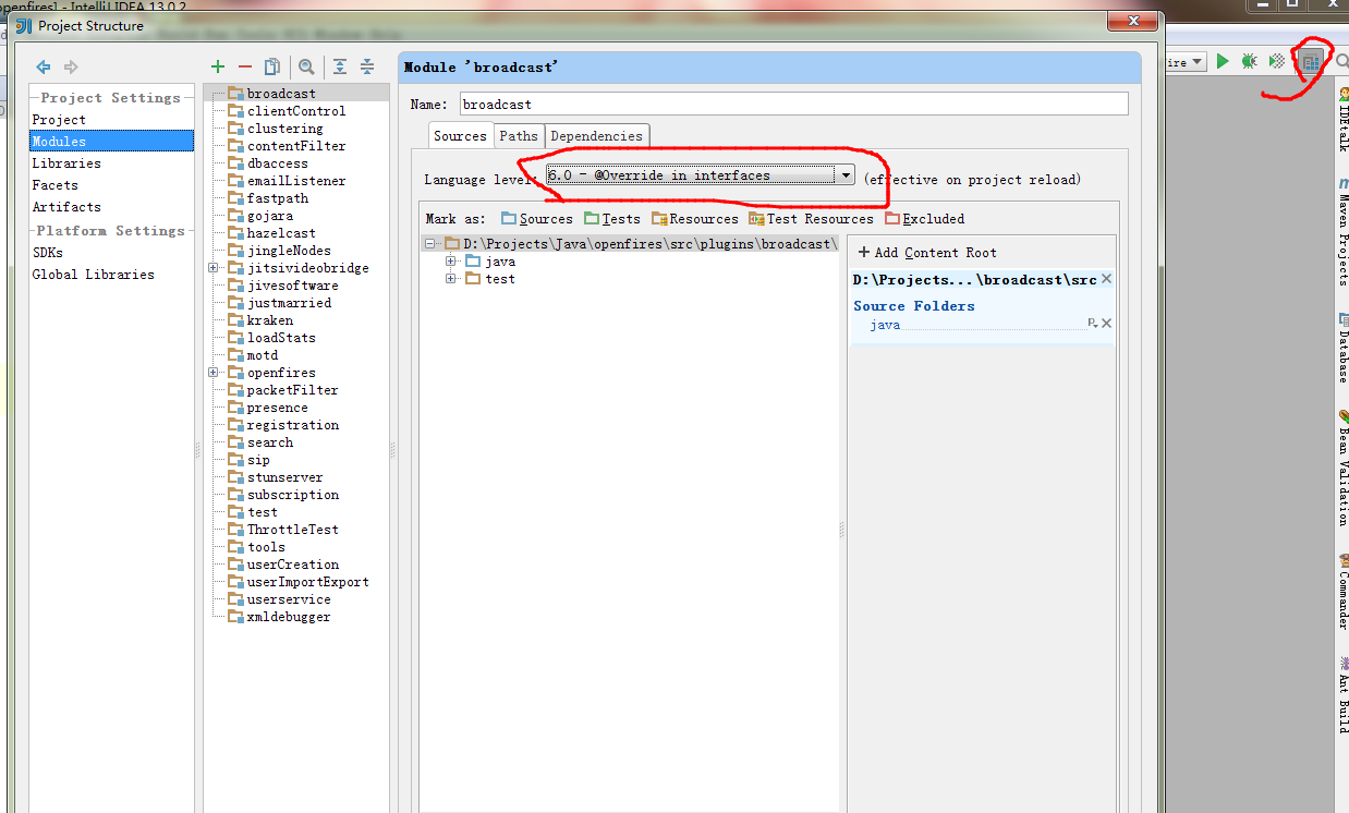 IntelliJ IDEA 13.0.2 部署 Openfire 服务端 IntelliJ IDEA 13.0.2 部署 Openfire 服务端
