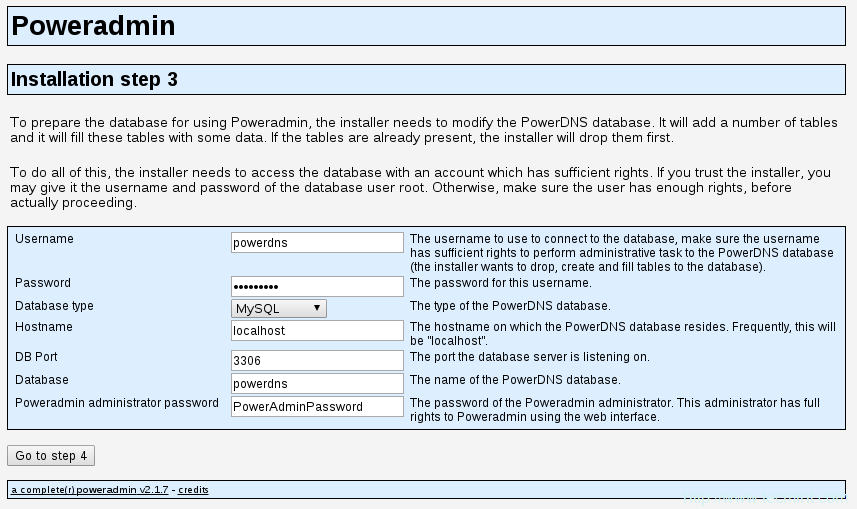 RHEL/CentOS 7 中安装并配置 PowerDNS 和 PowerAdmin RHEL/CentOS 7 中安装并配置 PowerDNS 和 PowerAdmin