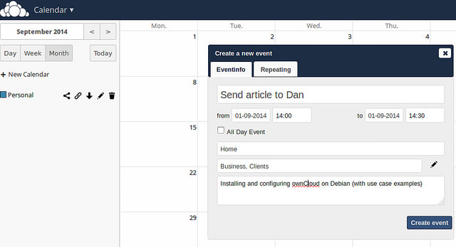 如何在 Debian 上安装配置 ownCloud 如何在 Debian 上安装配置 ownCloud